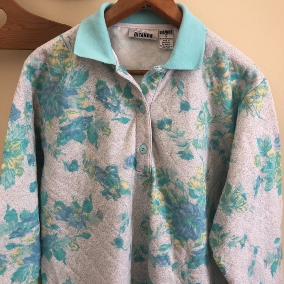 Womens Vintage floral shirt - Picture 2 of 6